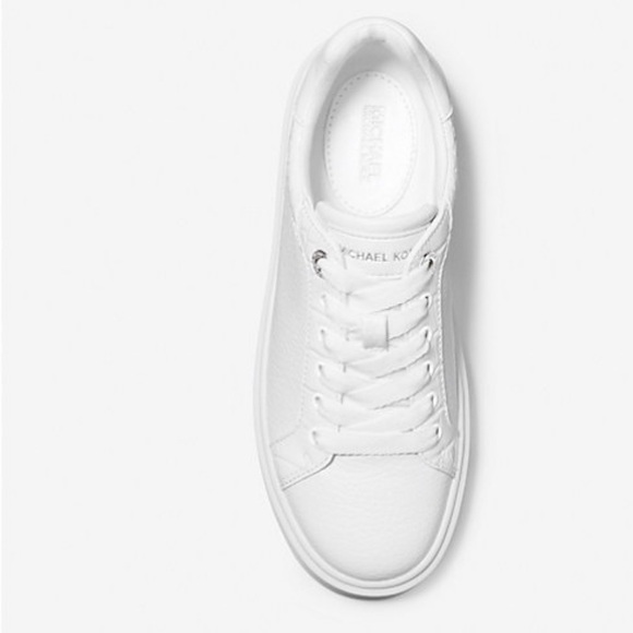 Michael Kors Classic White Lace-Up Sneakers - Picture 7 of 9